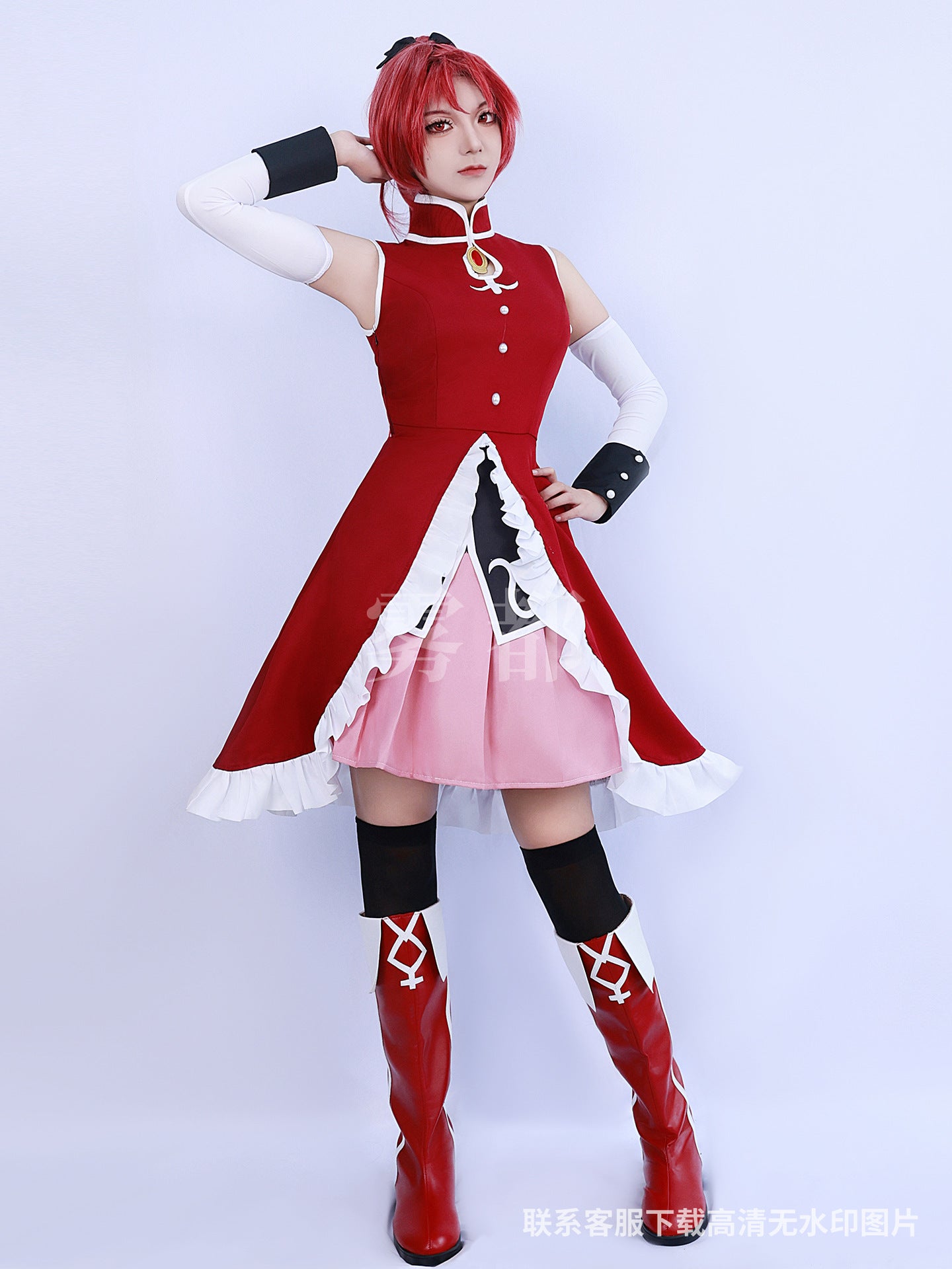 Sakura Kyouko Cosplay Costumes Anime Puella Magi Madoka Magica Dress Role Play Uniform Female Halloween Carnival Party Outfit