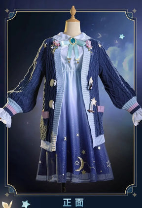 Shusheng-N Identity Ⅴ Helena Adams The Mind's Eye Cosplay Costume Sweater jacket dress props wig accessories set Halloween sweet uniform