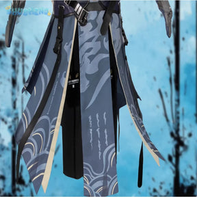 Wuthering Waves Calcharo Cosplay Costume Vest dress waist cover gloves waist bag props Halloween men women customized uniform
