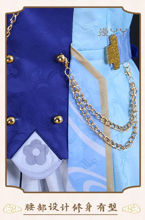 Genshin Impact Kamisato Ayaka New Skin Cosplay Costume Ayaka New Outfits Springbloom Missive Dress Hat Fan Ayaka Dress