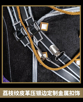 Velsor Clair Obscur: Expedition 33 Cosplay Verso Costume Men's new fantasy Halloween uniform vest shoe cover waist bag props set