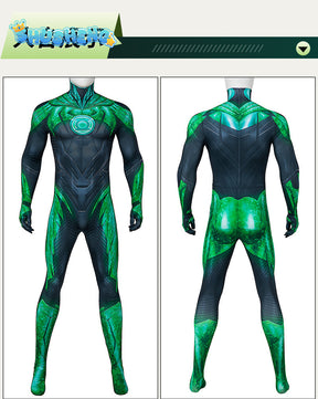 Green Lantern Cosplay Superhero 3D Printed Zentai Bodysuit Green Lantern Alan Scott Spandex Outfits Halloween Costume Adult