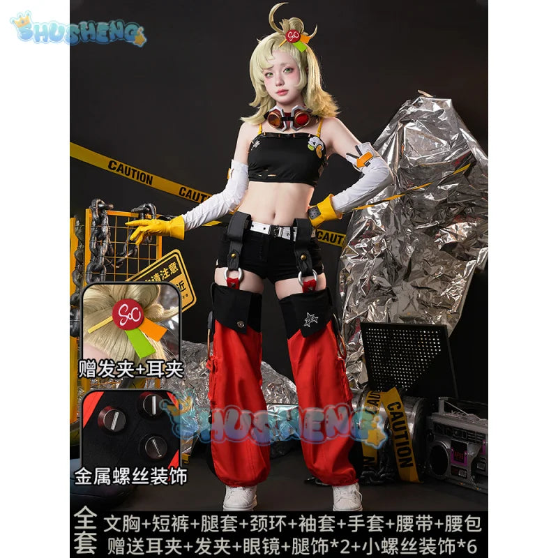 Zenless Zone Zero Piper Wheel Cosplay Cosplay Costume Cos Game Anime Party Uniform Hallowen Play Role Clothes