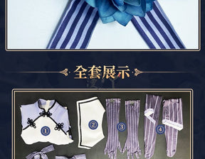 Vtuber Seren Azuma Game Suit Sweet Lovely Uniform Cosplay Costume Halloween Party Role Play Outfit Women