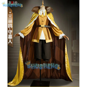 Identity V Andrew Kreiss Grave Keeper Linkage Cosplay Costume Fashion Uniform Cloak Game Suit Halloween Party Outfit Men