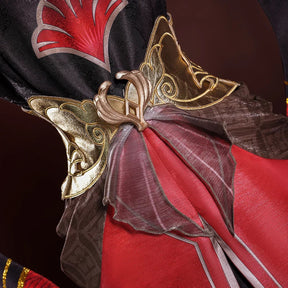 Honkai star rail fugue cosplay dress ingyun pajamas tail hairpins Xianzhou Luofu Halloween party prop Shusheng