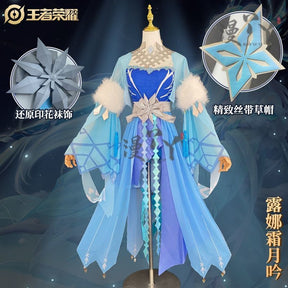 Game Honor of Kings Luna Cosplay Costume New Skin Party Role Play Clothing