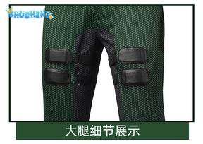 The Boys Season 3 Soldier Boy Cosplay Costume Adult Men Leather Green Superhero Battle Suit Outfit Halloween Role Play Costumes