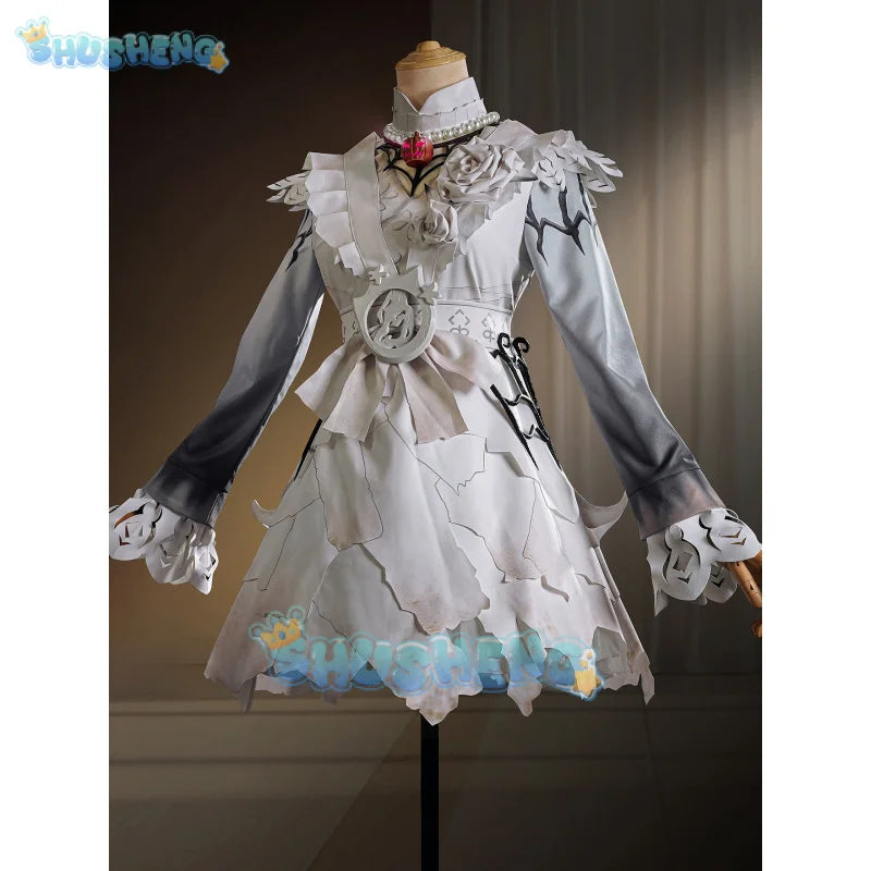 Identity V Tracy Reznik Mechanic Paper Heart Qizhen Fashion Game Suit Cosplay Costume Halloween Party Outfit S-XXL