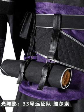 Shusheng-R Clair Obscur:Expedition 33 Verso Cosplay Costume Halloween Men's Fantasy Uniform Coat Props Shoes Accessories Set