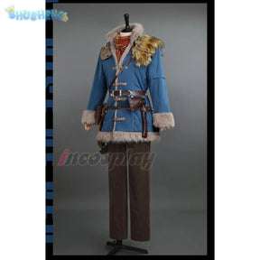 Lies of P: Overture Male lead P Cosplay Costume Coat pants belt props accessories scarf set Halloween party new fashion uniform