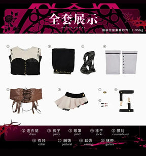 BanG Dream Ave Mujica Doloris Misumi Uika Cosplay Costume Uniform Halloween Carnival Party Christmas Play Role Clothes Clothing