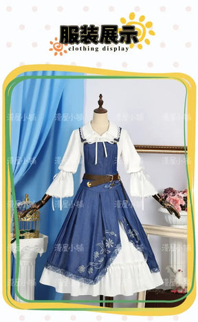 Shusheng-N Game Arknights BAGPIPE Cosplay Costume Uniform Halloween Carnival Party Christmas Play Role Clothes Clothing for Women