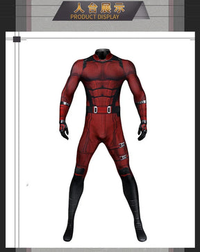 Daredevil‌ Cosplay Costume Jumpsuit Halloween Carnival Party Christmas Play Role Clothes Clothing for Men