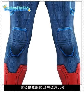 SuperMan Cosplay 3D Printed Zentai Bodysuit Superman Clark Kent Spandex Outfit Cosplay Halloween Costume