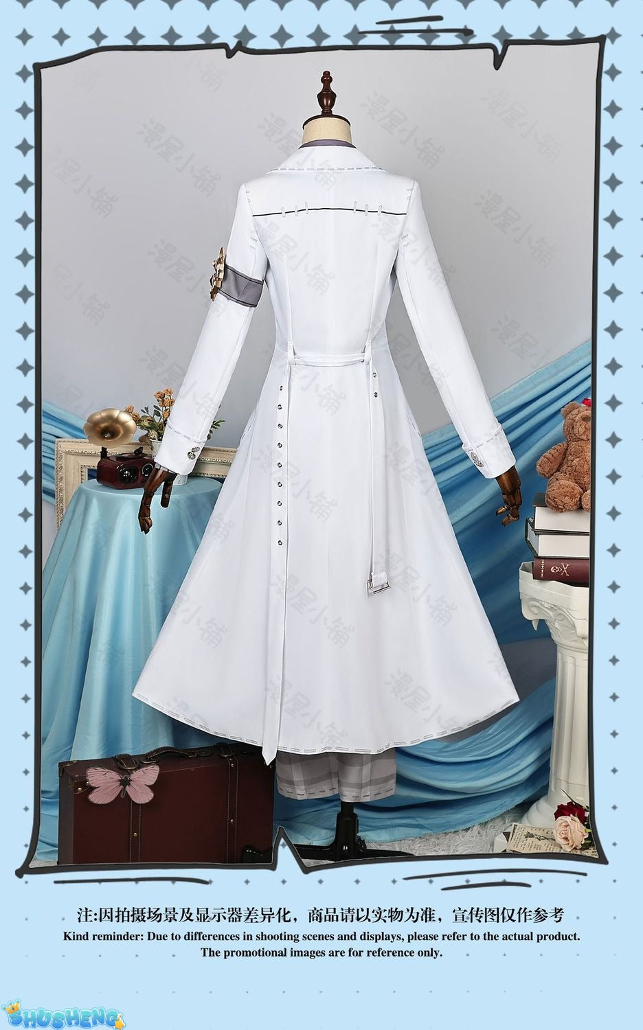 Identity V Gatto Cosplay Aesop Carl Embalmer Men's Costume Beautiful Suit Uniform Role Play Outfit for Halloween Party