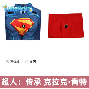 SuperMan Cosplay 3D Printed Zentai Bodysuit Superman Clark Kent Spandex Outfit Cosplay Halloween Costume