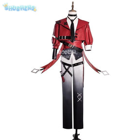 Anime AOTU Anmicius Cosplay Costume Leather jacket pants props tie accessories set Halloween men women fashion New uniform