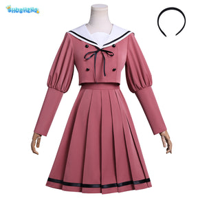 Waguri Kaoruko Cosplay Costume The Fragrant Flower Blooms With Dignity JK Uniform Carnival Women Casual Daily Set