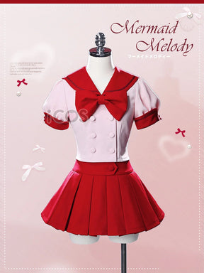 Nanami Ruchia Hanon Hosho mermaid melody Pichi Pichi Pitch Cosplay Nanami Luchia Costume Halloween Sweet JK Dress Uniform Set