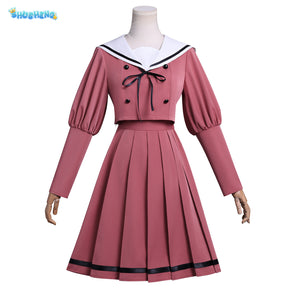 Waguri Kaoruko Cosplay Costume The Fragrant Flower Blooms With Dignity JK Uniform Carnival Women Casual Daily Set