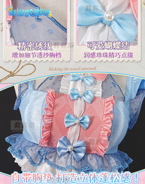 Cosplay Series: Idol Land PriPara-Manaka Laala Cosplay Sweet maid outfit Costume full set Shushengcos