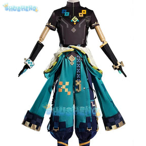 Shusheng Genshin Impact Kinich Cosplay Costume Cos Game Anime Party Uniform Hallowen Play Role Clothes Clothing