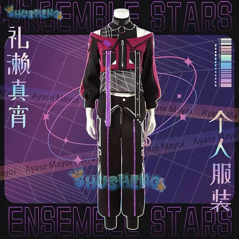 Ensemble Stars Ayase Mayoi  Cosplay Costume Uniform Hallowen Carnival Party Play Role Clothes Clothing for Women MenShusheng