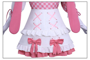 Anime Girls Band Cry Hina Tomo 486 Cosplay Costume JK Dress Skirt Headwear Woman Sexy Carnival Halloween Suit