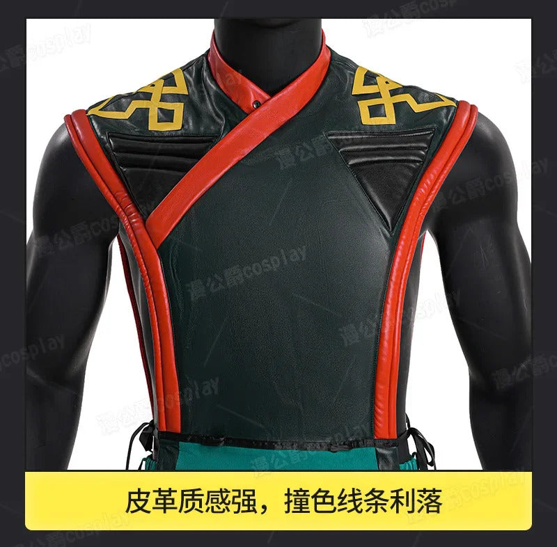 ‌Iron Fist‌‌Lin Lie‌ Cosplay Costume Uniform Halloween Carnival Party Christmas Play Role Clothes Clothing for Men