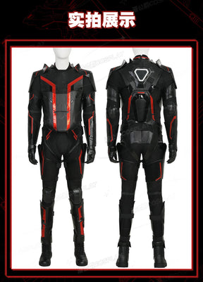 Shusheng-R Movie Tron:Ares Ares Full Set Uniform Shoes Cosplay Costume