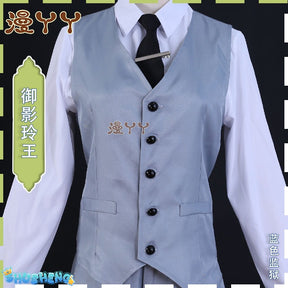 Blue Lock Anime Cosplay Costume Reo Mikage DK School Uniform Embroidery Suit Rose Net Sythetic Fibers