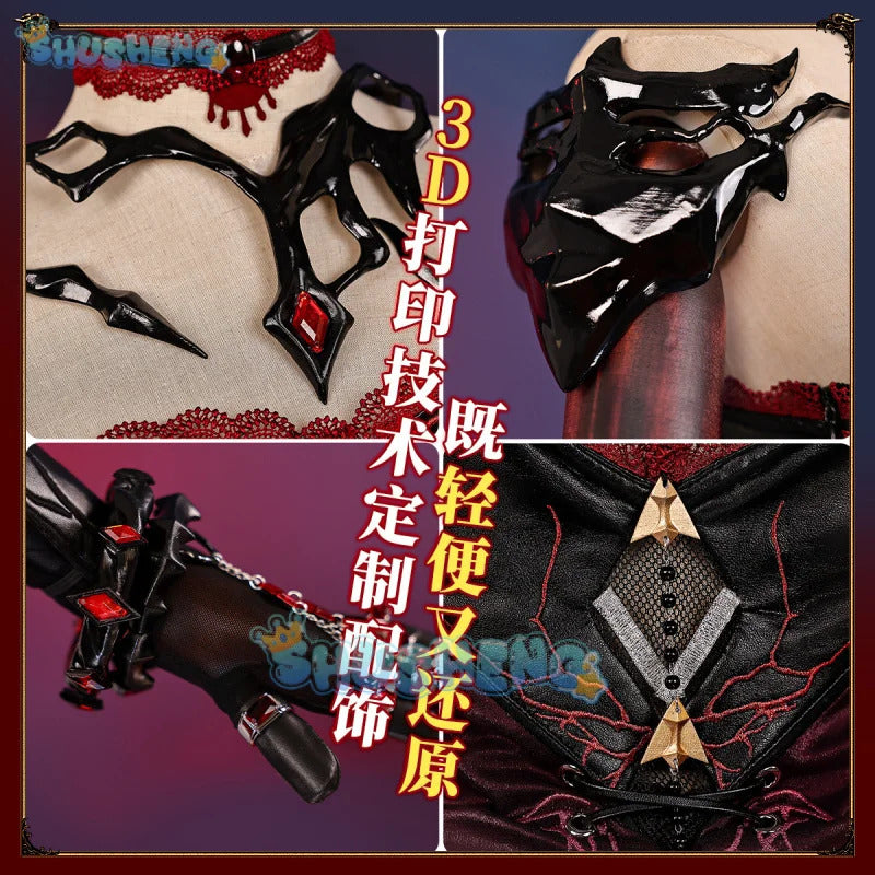 Love and Deepspace Heroines Cosplay Costume Abysm Sovereign Dress New Combat Outfit Hunter Uniform Tail Halloween Women Girls