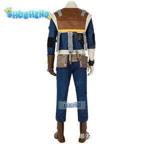 StarWars Jedi Fallen Order Cal Kestis Cosplay Costume Halloween Party Costumes Super Men Battle Suit Costume