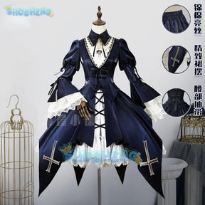 ‌Rozen Maiden.‌ Black Honey‌ Cosplay Costume‌‌Gothic Lolita‌ Uniform Halloween Carnival Party Christmas Play Role Clothing