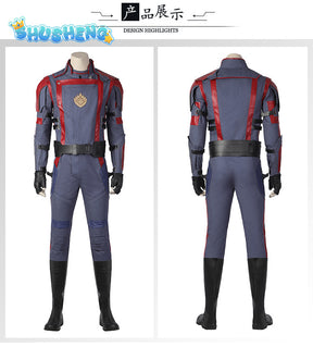 Guardians of the Galaxy 3 Star Lord Cosplay Costume Kids Men Peter Quill Superhero Halloween Bodysuit Jumpsuit Zentai Suit