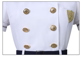 Anime BanG Dream! Ave Mujica Wakaba Mutsumi Cosplay Costume Japan South Korea White School Uniform Dress Wig Woman Kawaii Suit
