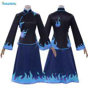 Identity V Antiquarian Flower Fire Cosplay Costume Republic Student Dress Chinese Style Hanfu Anime Game Character Outfit Summer
