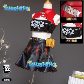 Zenless Zone Zero Burnice White Cosplay Costume the Sons of Calydon Burnice Punk Uniform Halloween Party Outfit