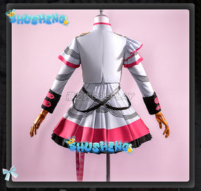 Vtuber Kasane Teto Cosplay Costume UTAU Anime Clothing Synthesizer V Teto's Wigs Halloween Virtual Singer Costume