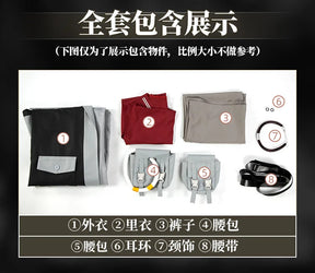 Anime Enjin GACHIAKUTA Cosplay Nji Costume Halloween party fashion men women uniforms jacket pants shirt prop wig New set