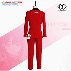 The Hundred Line -Last Defense Academy- Tsukumo Ima Cosplay Costume Shirt pants jacket belt set Halloween new men women uniform