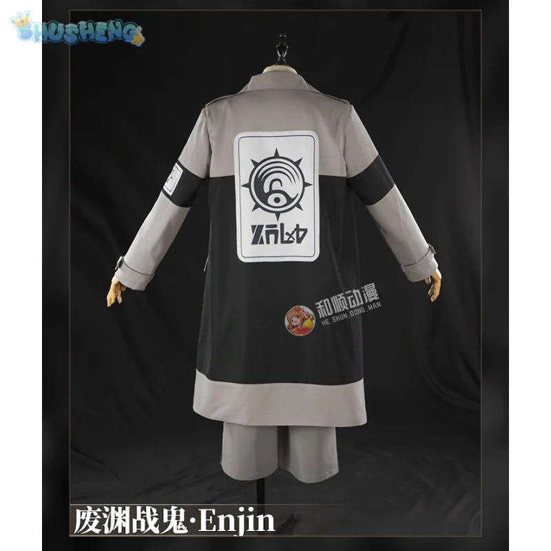 Anime Enjin GACHIAKUTA Cosplay Nji Costume Halloween party fashion men women uniforms jacket pants shirt prop wig New set