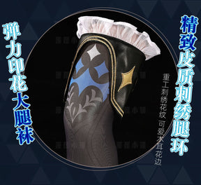 Honkai Star Rail Cerydra Cosplay Costume Wig Dress Cerydra Uniform Amphoreus Scepter Crown Props Halloween For Girls Carnival