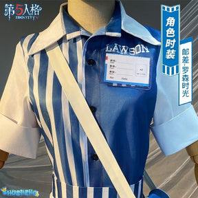 Game Identity V Cosplay Costumes Postman Victor Grantz Cosplay Costume Survivor Uniform Suits Clothes Blue Uniform