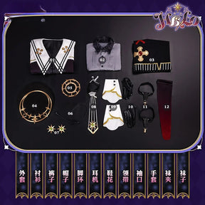 Ensemble Stars Suou Tsukasa Angel Uniform Mashiro Tomoya Shinobu Sengoku Hanamura Fuyume‌ Cosplay Costume  Halloween Props