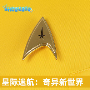 Star Movie Cosplay Trek Generations Coat Strange New Worlds Captain Christopher Pike Shirt Uniform Costume Party Carnival Suit