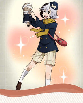 Anime Bungou Stray Dogs Yumeno Kyusaku Cosplay Costume and Doll Toy Hat Backpack Scarf Full Set Custome Made