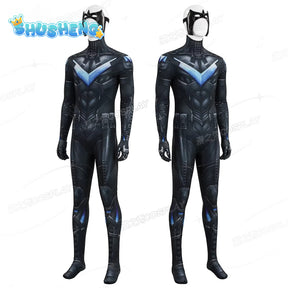 Batman: Arkham Knight Arkham Knight bodysuit zentai suit Cosplay High quality Costume full set XS-XXXL Shusheng