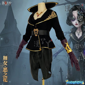 IdentityⅤFemale Dancer Margaretha Zelle Cosplay Costume Sexy Women Uniform Halloween Party Role Play Outfit